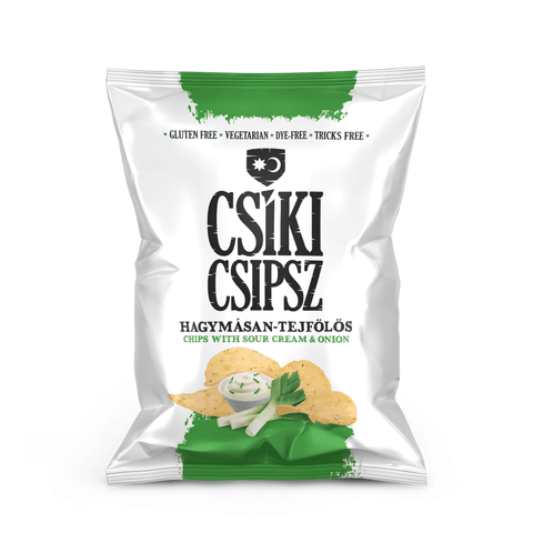Hagymásan – Tejfölös Csíki Csipsz 250g csikisor.hu 
