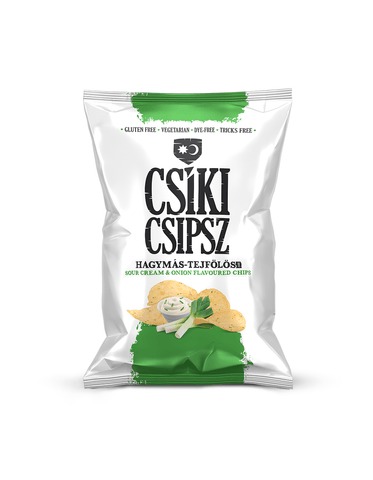Hagymásan-Tejfölös ízű Csíki Csipsz 100gr csikisor.hu 
