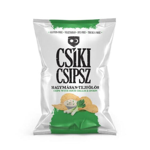 Hagymásan-Tejfölös ízű Csíki Csipsz 50gr csikisor.hu 